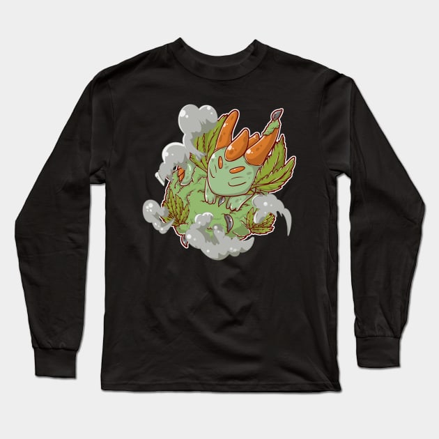 Puff The Magic Weed Dragon Long Sleeve T-Shirt by MimicGaming